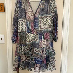 Hiché Elephant Patchwork Dress